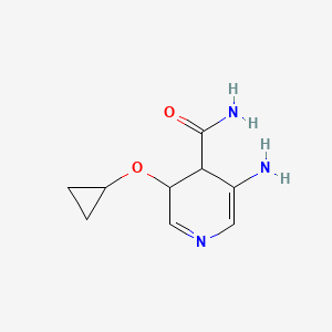 5-Amino-3-cyclopropoxy-3,4-dihydropyridine-4-carboxamide