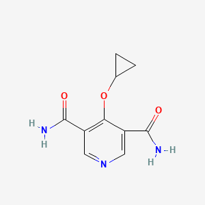 4-Cyclopropoxypyridine-3,5-dicarboxamide