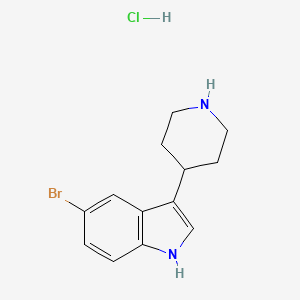 5-bromo-3-(piperidin-4-yl)-1H-indole hydrochloride
