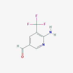 6-Amino-5-(trifluoromethyl)nicotinaldehyde