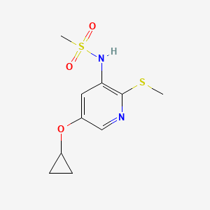 N-(5-Cyclopropoxy-2-(methylthio)pyridin-3-YL)methanesulfonamide