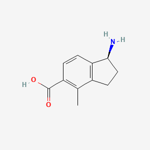 (S)-1-amino-4-methyl-2,3-dihydro-1H-indene-5-carboxylic acid