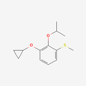 (3-Cyclopropoxy-2-isopropoxyphenyl)(methyl)sulfane