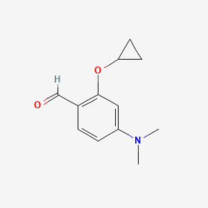 2-Cyclopropoxy-4-(dimethylamino)benzaldehyde