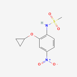 N-(2-Cyclopropoxy-4-nitrophenyl)methanesulfonamide