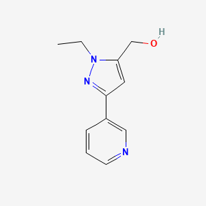(1-ethyl-3-(pyridin-3-yl)-1H-pyrazol-5-yl)methanol