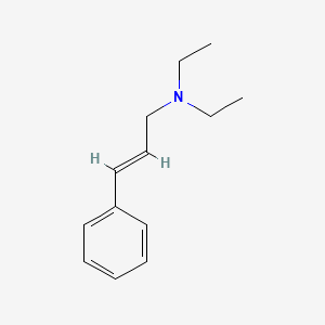 molecular formula C13H19N B14807570 (E)-N,N-diethyl-3-phenylprop-2-en-1-amine 