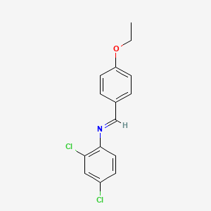 2,4-dichloro-N-[(E)-(4-ethoxyphenyl)methylidene]aniline