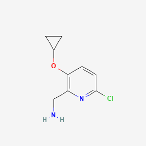 (6-Chloro-3-cyclopropoxypyridin-2-YL)methanamine