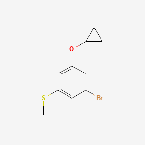 (3-Bromo-5-cyclopropoxyphenyl)(methyl)sulfane