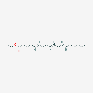 molecular formula C20H34O2 B14807674 ethyl (5E,9E,12E)-octadeca-5,9,12-trienoate 