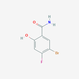 5-Bromo-4-fluoro-2-hydroxybenzamide