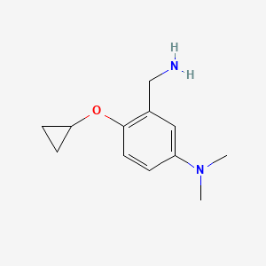 3-(Aminomethyl)-4-cyclopropoxy-N,N-dimethylaniline