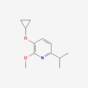 3-Cyclopropoxy-6-isopropyl-2-methoxypyridine