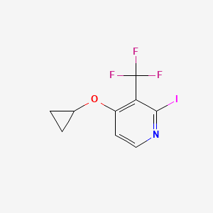 4-Cyclopropoxy-2-iodo-3-(trifluoromethyl)pyridine