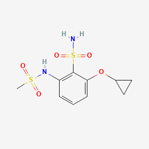 2-Cyclopropoxy-6-(methylsulfonamido)benzenesulfonamide