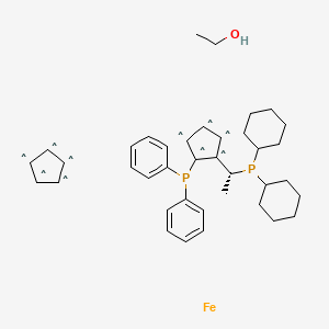 (R)-(-)-1-[(S)-2-Diphenylphosphino)ferrocenyl]ethyldicyclohexylphosphine