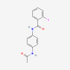 N-[4-(acetylamino)phenyl]-2-iodobenzamide