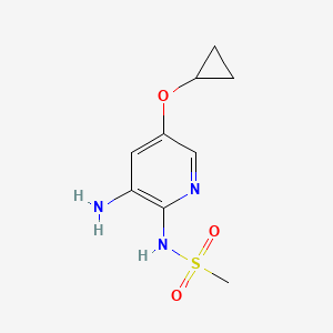 N-(3-Amino-5-cyclopropoxypyridin-2-YL)methanesulfonamide