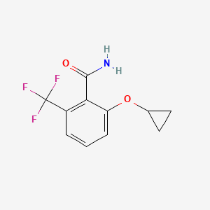 2-Cyclopropoxy-6-(trifluoromethyl)benzamide