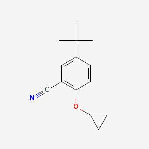 5-Tert-butyl-2-cyclopropoxybenzonitrile