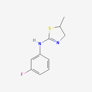 N-(3-Fluorophenyl)-5-methyl-4,5-dihydro-1,3-thiazol-2-amine