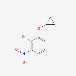 2-Bromo-1-cyclopropoxy-3-nitrobenzene