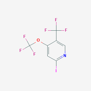 2-Iodo-4-(trifluoromethoxy)-5-(trifluoromethyl)pyridine