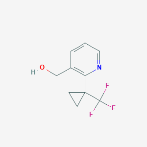 (2-(1-(Trifluoromethyl)cyclopropyl)pyridin-3-yl)methanol