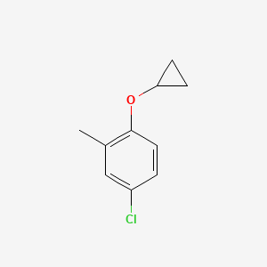 4-Chloro-1-cyclopropoxy-2-methylbenzene