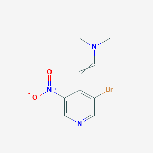 2-(3-bromo-5-nitropyridin-4-yl)-N,N-dimethylethenamine