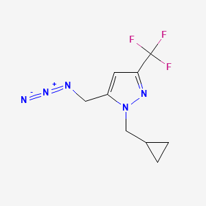 5-(azidomethyl)-1-(cyclopropylmethyl)-3-(trifluoromethyl)-1H-pyrazole