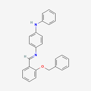 N-{(E)-[2-(benzyloxy)phenyl]methylidene}-N'-phenylbenzene-1,4-diamine