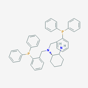 (2S)-2-N,2-N-bis[(2-diphenylphosphanylphenyl)methyl]cyclohexane-1,2-diamine