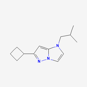 6-cyclobutyl-1-isobutyl-1H-imidazo[1,2-b]pyrazole