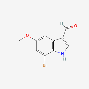 7-Bromo-5-methoxyindole-3-carboxaldehyde