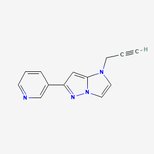 1-(prop-2-yn-1-yl)-6-(pyridin-3-yl)-1H-imidazo[1,2-b]pyrazole