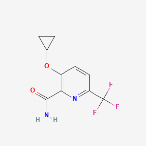 3-Cyclopropoxy-6-(trifluoromethyl)picolinamide