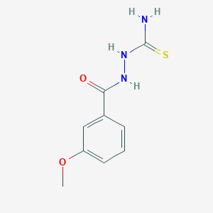 2-[(3-Methoxyphenyl)carbonyl]hydrazinecarbothioamide