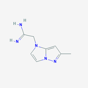 2-(6-methyl-1H-imidazo[1,2-b]pyrazol-1-yl)acetimidamide