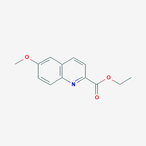 molecular formula C13H13NO3 B14808190 Ethyl 6-methoxyquinoline-2-carboxylate 