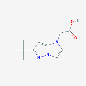 2-(6-(tert-butyl)-1H-imidazo[1,2-b]pyrazol-1-yl)acetic acid