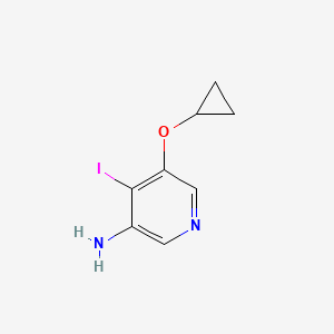 5-Cyclopropoxy-4-iodopyridin-3-amine