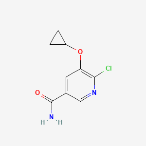 6-Chloro-5-cyclopropoxynicotinamide