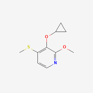 3-Cyclopropoxy-2-methoxy-4-(methylthio)pyridine