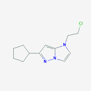 1-(2-chloroethyl)-6-cyclopentyl-1H-imidazo[1,2-b]pyrazole