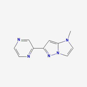1-methyl-6-(pyrazin-2-yl)-1H-imidazo[1,2-b]pyrazole