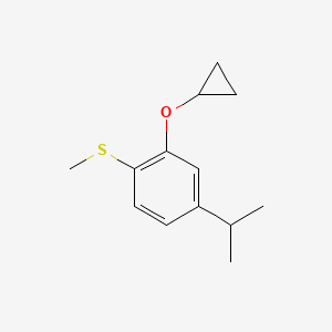 (2-Cyclopropoxy-4-isopropylphenyl)(methyl)sulfane