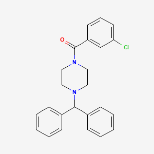 1-(3-Chlorobenzoyl)-4-(diphenylmethyl)piperazine