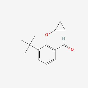 3-Tert-butyl-2-cyclopropoxybenzaldehyde